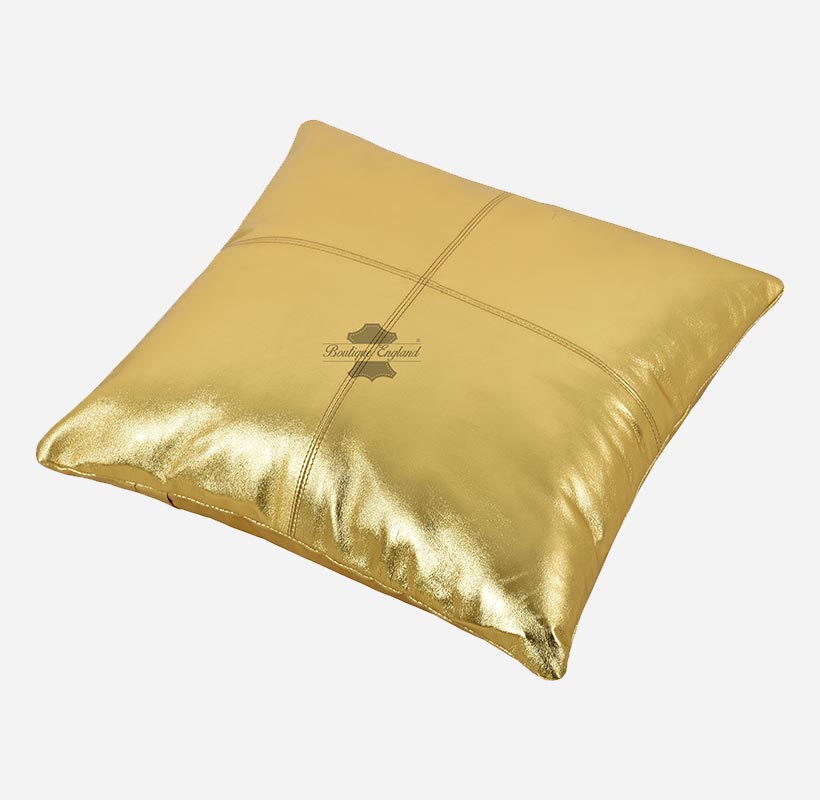 Leather Cushion Covers Pillow Case Home Bed Soft Square Size 16" X 16"