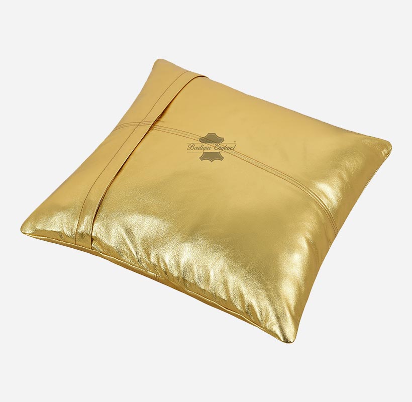 Leather Cushion Covers Pillow Case Home Bed Soft Square Size 16" X 16"