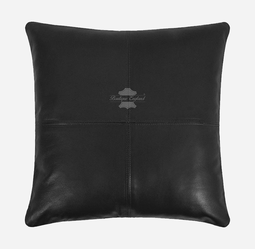 Leather Cushion Covers Pillow Case Home Bed Soft Square Size 16" X 16"