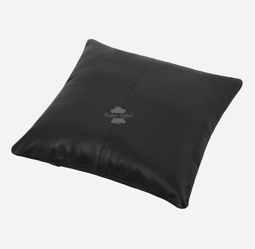 Leather Cushion Covers Pillow Case Home Bed Soft Square Size 16" X 16"
