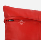 Leather Cushion Covers Pillow Case Home Bed Soft Square Size 16" X 16"
