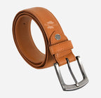 Men's Leather Belt with Buckle Formal Dress Belts