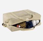 Large Canvas Travel Weekend Bag Leather Strap Duffle Bag