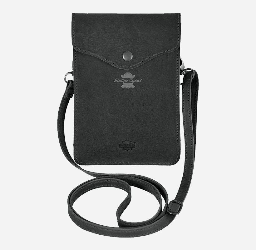 Leather Small Cross Body Bag for Mobile & Accessories