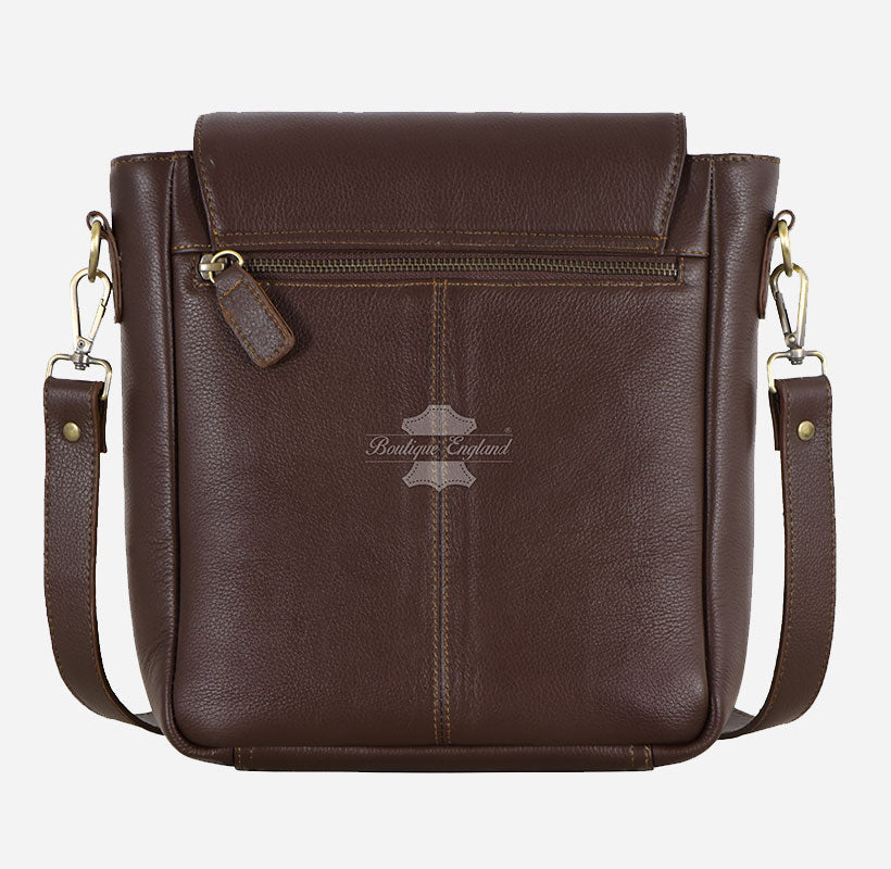 Men's Leather Crossbody Bag Real Leather Shoulder Bag
