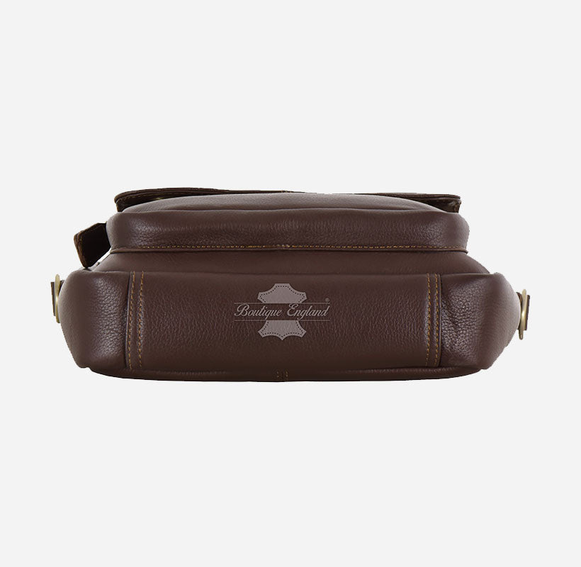 Men's Leather Crossbody Bag Real Leather Shoulder Bag