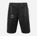 Men's Premium Real Leather Gym Shorts