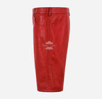 Men's Premium Real Leather Gym Shorts
