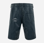 Men's Premium Real Leather Gym Shorts