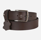Men's Leather Belt Brown Casual