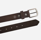 Men's Leather Belt Brown Casual
