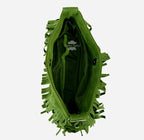 Ladies Messenger Bag Tassel Fringe Cross Body Shoulder Suede Bag