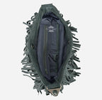 Ladies Messenger Bag Tassel Fringe Cross Body Shoulder Suede Bag