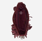 Ladies Messenger Bag Tassel Fringe Cross Body Shoulder Suede Bag