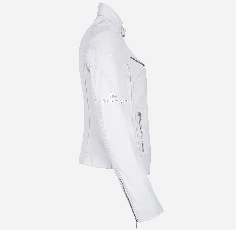 SPEED Women's Leather Racer Jacket