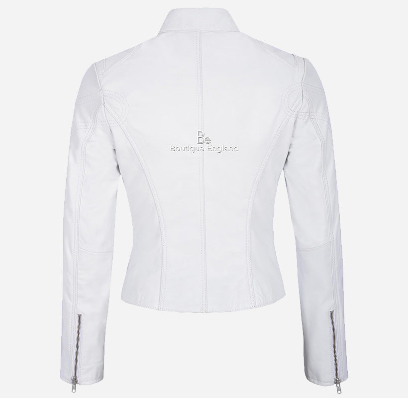 SPEED Women's Leather Racer Jacket