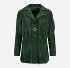 BONNIE Women's Western Fringe Suede Jacket