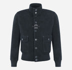 OTIS Men’s Goat Suede A1 Leather Bomber Jacket