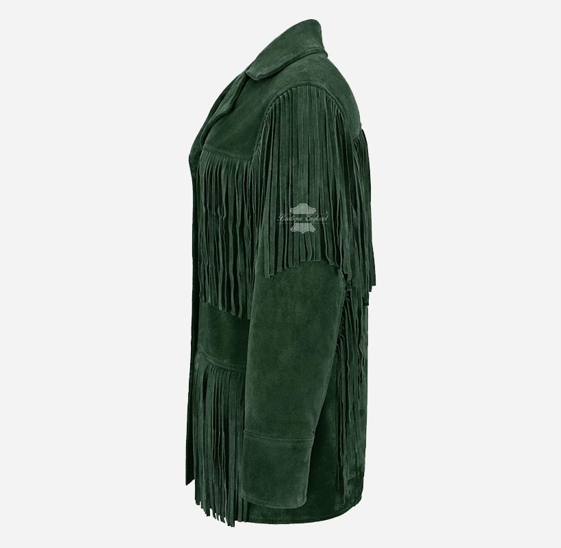 BONNIE Women's Western Fringe Suede Jacket