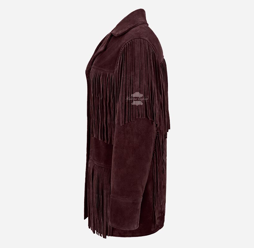 BONNIE Women's Western Fringe Suede Jacket