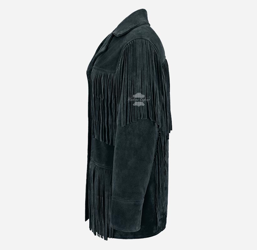 BONNIE Women's Western Fringe Suede Jacket