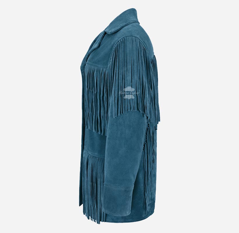 BONNIE Women's Western Fringe Suede Jacket