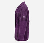 BONNIE Women's Western Fringe Suede Jacket