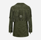 BONNIE Women's Western Fringe Suede Jacket