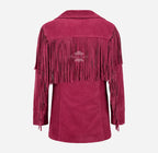BONNIE Women's Western Fringe Suede Jacket