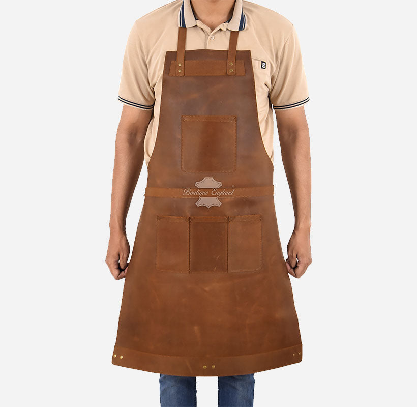 Heavy Duty Leather Apron for Men – Multipurpose