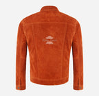 TRUCKER Men's Suede Jacket Western Shirt Style Jacket