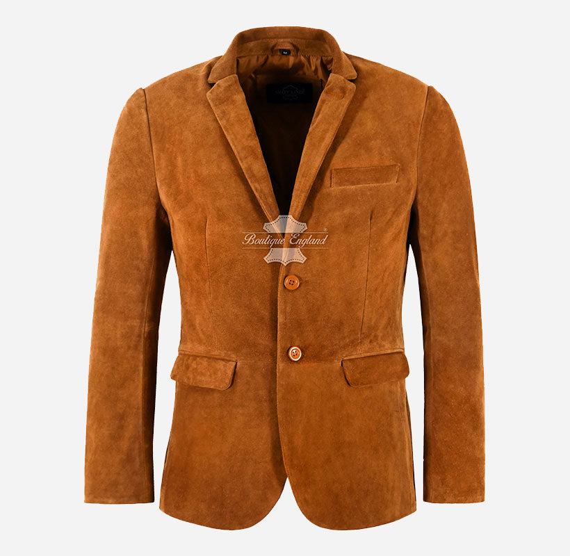 MILANO Men's Suede Blazer Jacket