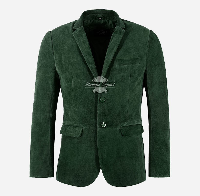 MILANO Men's Suede Blazer Jacket