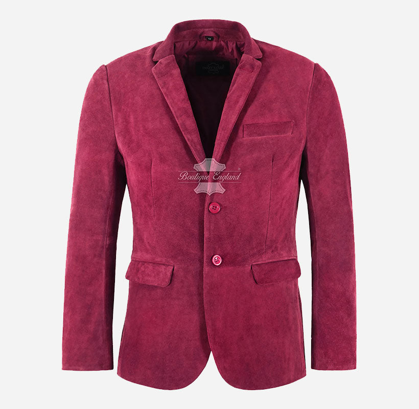 MILANO Men's Suede Blazer Jacket