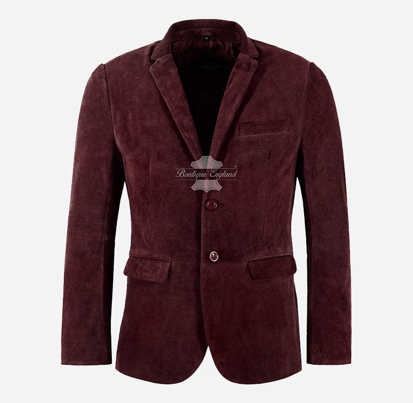 MILANO Men's Suede Blazer Jacket