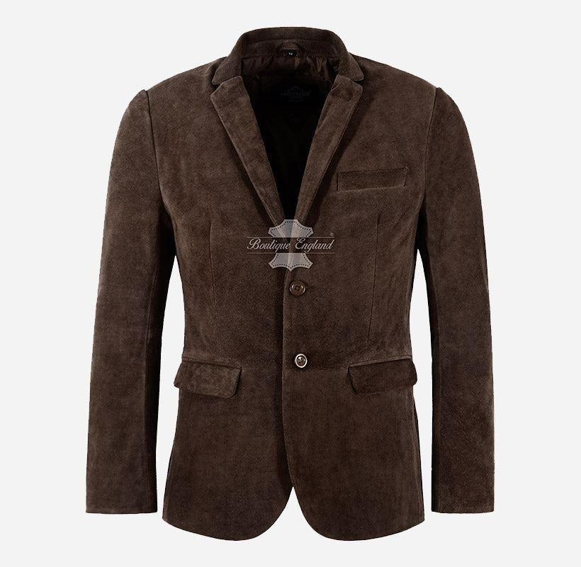 MILANO Men's Suede Blazer Jacket