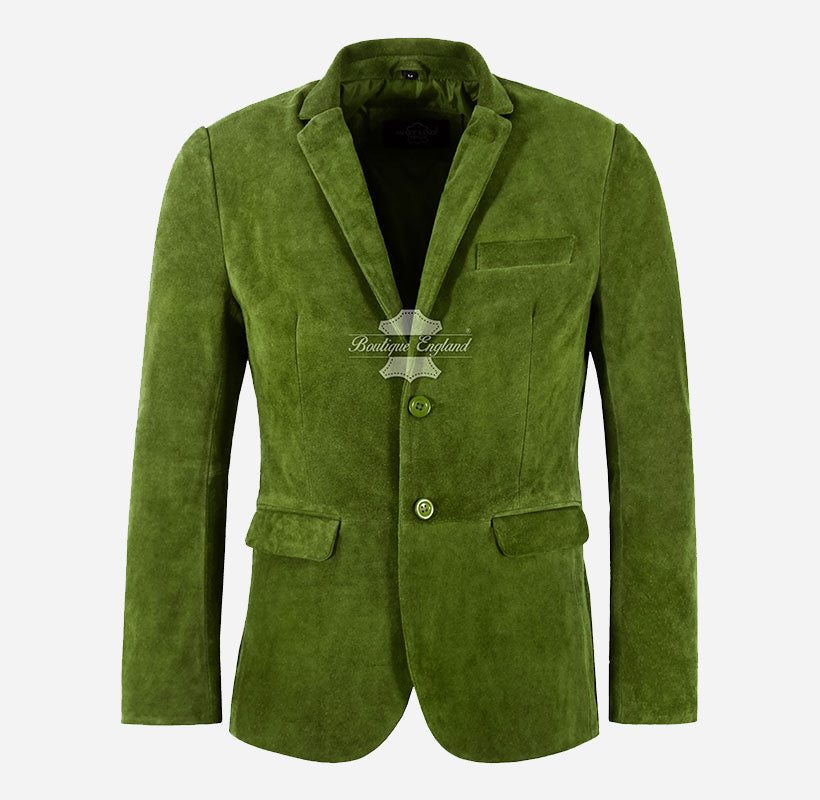 MILANO Men's Suede Blazer Jacket