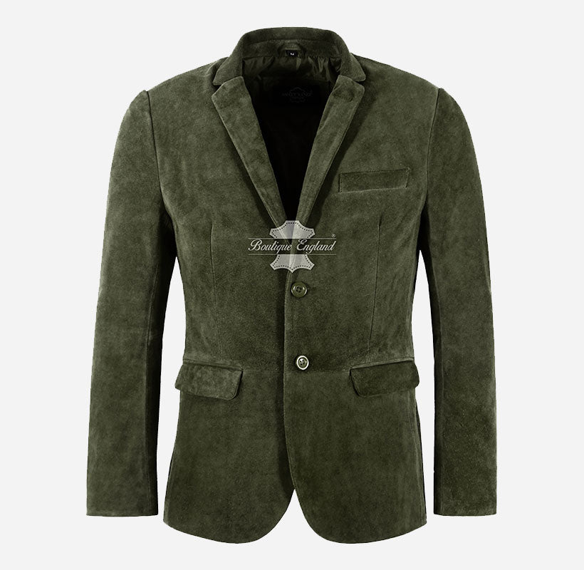 MILANO Men's Suede Blazer Jacket