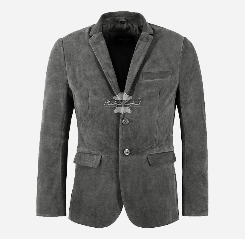MILANO Men's Suede Blazer Jacket