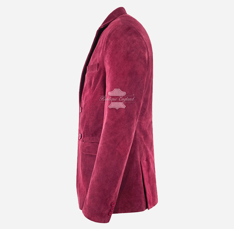 MILANO Men's Suede Blazer Jacket