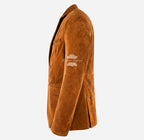 MILANO Men's Suede Blazer Jacket