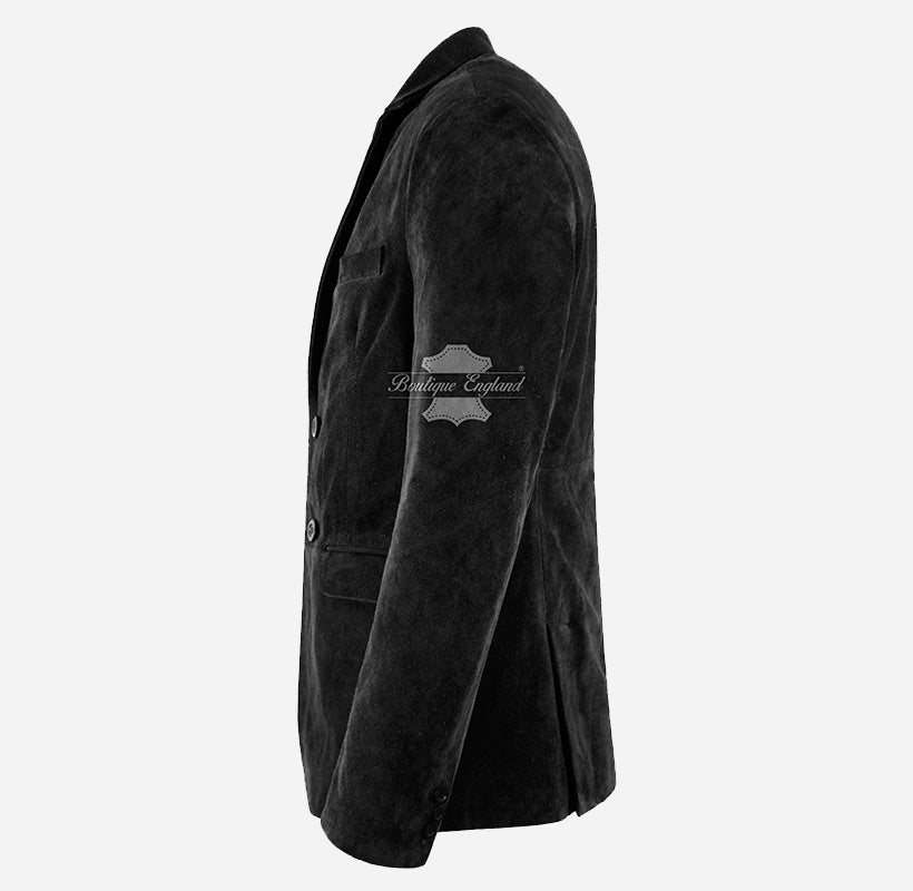 MILANO Men's Suede Blazer Jacket