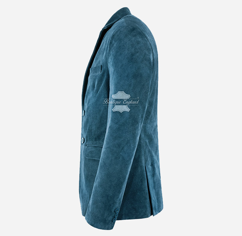 MILANO Men's Suede Blazer Jacket