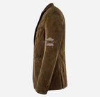 MILANO Men's Suede Blazer Jacket