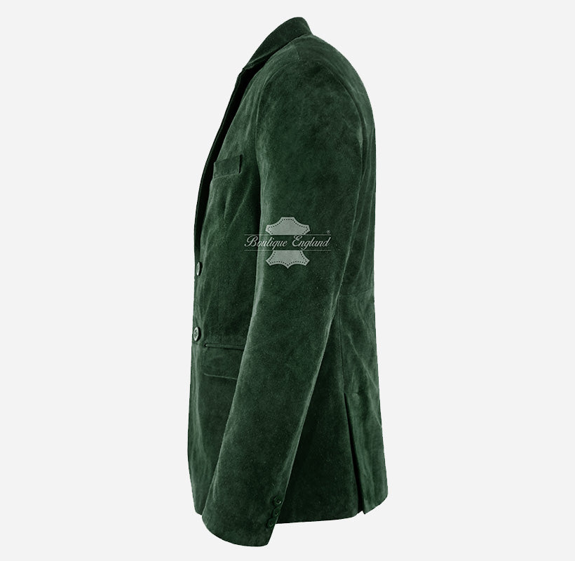 MILANO Men's Suede Blazer Jacket