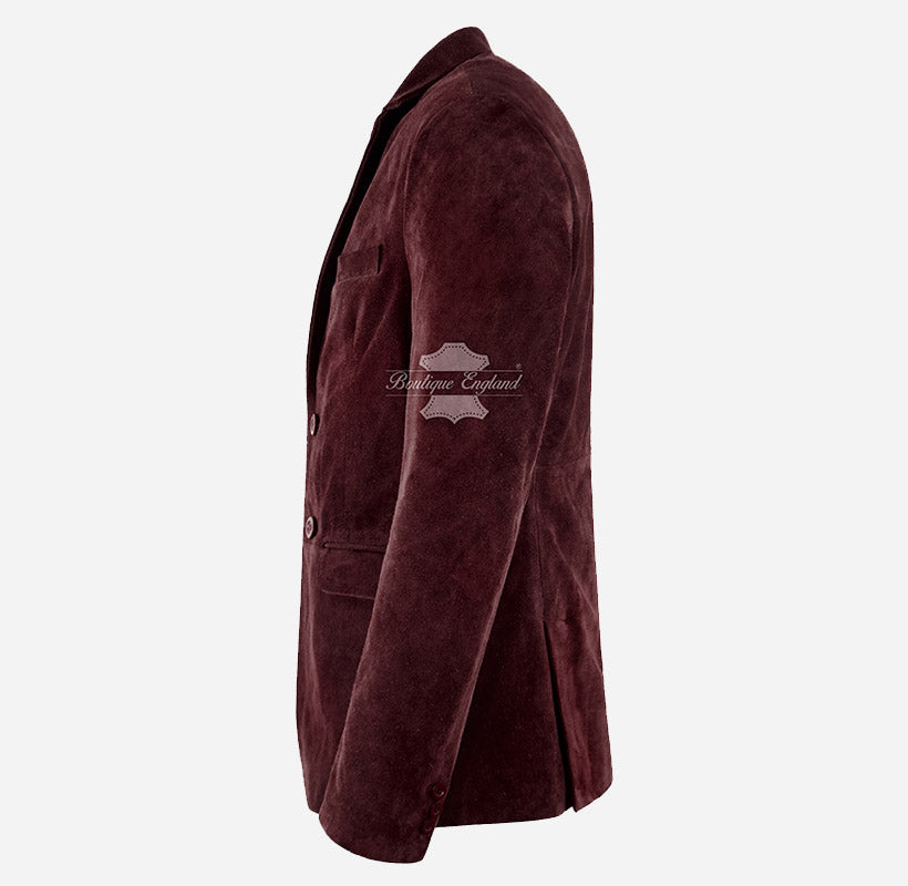 MILANO Men's Suede Blazer Jacket