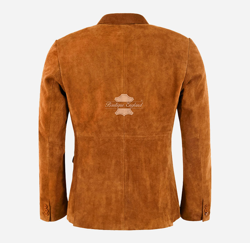 MILANO Men's Suede Blazer Jacket
