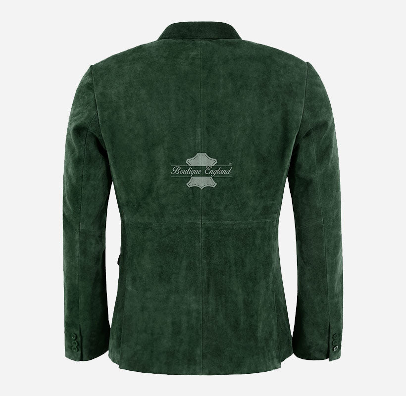 MILANO Men's Suede Blazer Jacket