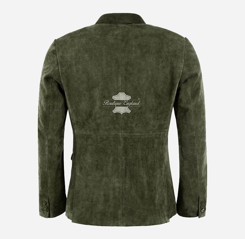 MILANO Men's Suede Blazer Jacket