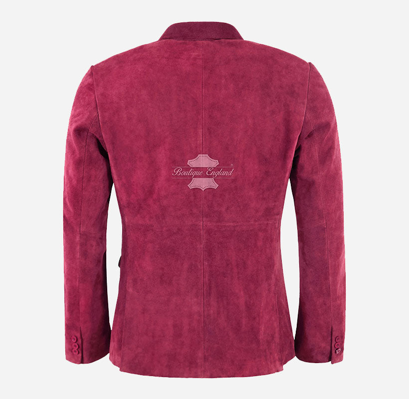 MILANO Men's Suede Blazer Jacket